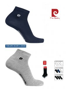 Pack 3 calcetines tobillero mujer unisex Pierre cardin...