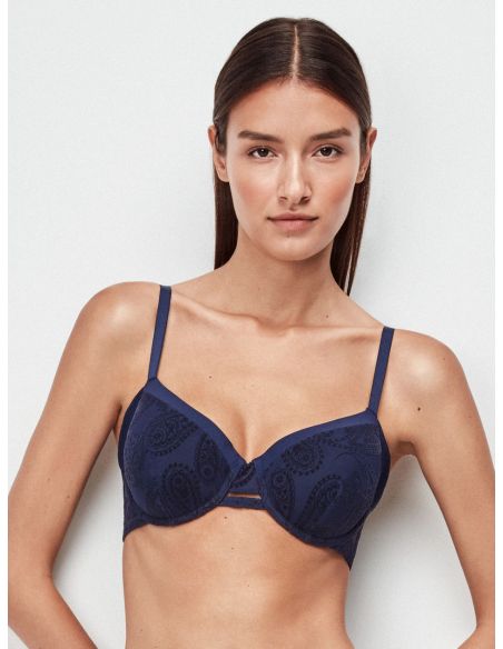 Conjunto azul con aro y foam de Gisela