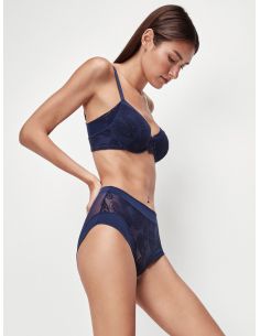 Conjunto azul con aro y foam de Gisela 2