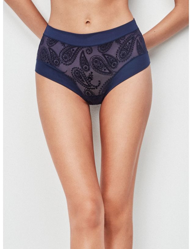 Conjunto azul con aro y foam de Gisela