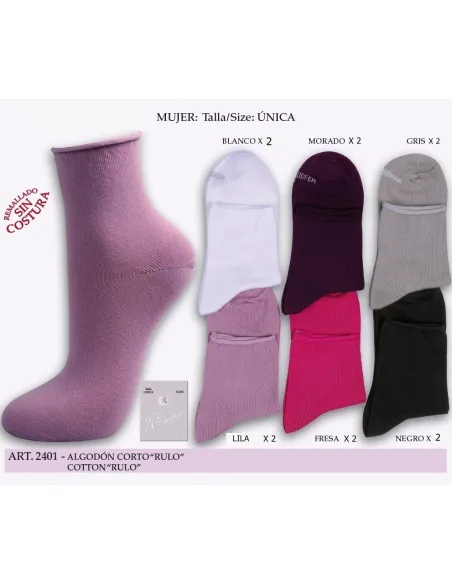 Pack 3 Calcetines Rulo para Mujer Rodfer