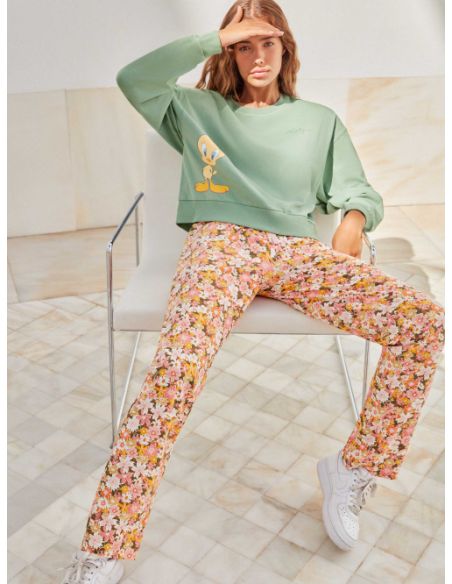 Pijama de Tweety en algodón elástico mujer