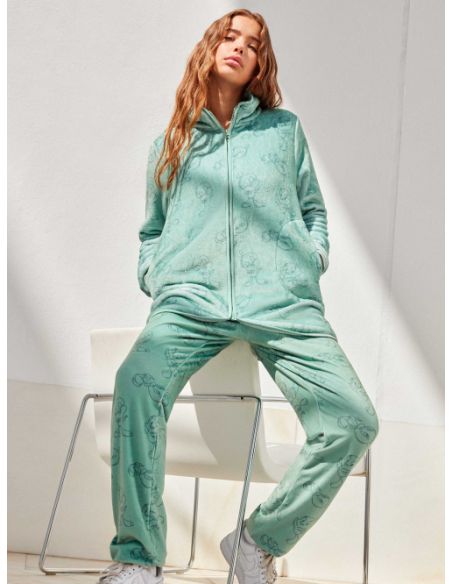 Bata de Tweety tejido peluche piolin mujer