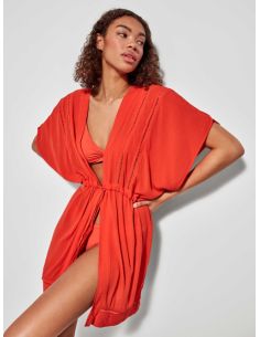 Caftán ajustable en cintura