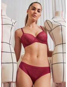 Sujetador capacidad y braguita extragrande poliamida