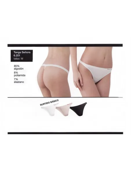Pack 3 Tangas Pierre Cardin  algodon