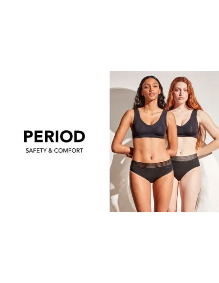 Braguita menstrual en tejido  media absorción