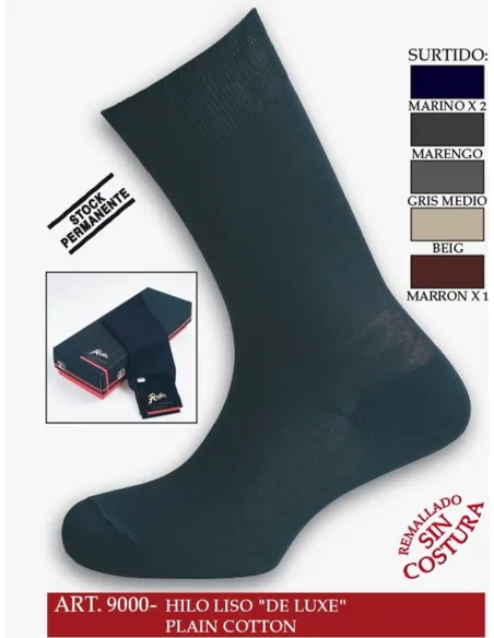 Pack 6 Calcetines Ejecutivo De Luxe  Caballero de Rodfer