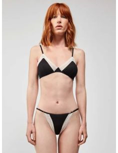 Braguita brasileña con encaje a contraste sofisticado