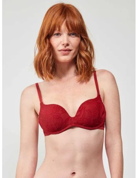 Sujetador push up sin aro con diseño actual