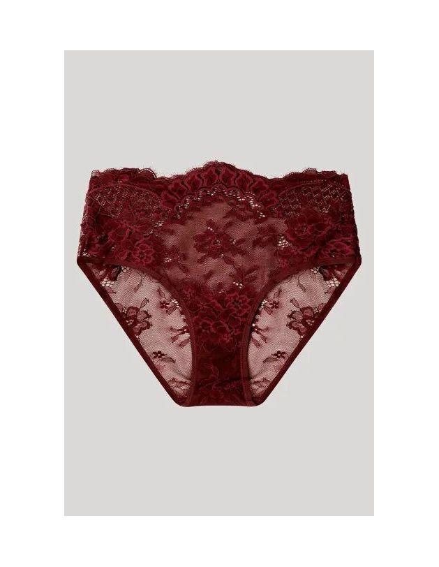 Braguita alta en tejido de encaje refinado