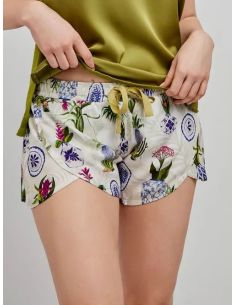 Pantalón corto estampado  floral gisela