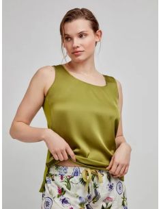 Camiseta tirantes tejido satinado gisela