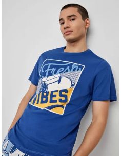 Pijama hombre Snoopy de algodón gisela