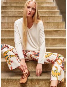 Conjunto pijama pantalón estampado tigres gisela