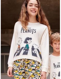 Conjunto pijama de punto interlock Peanuts gisela