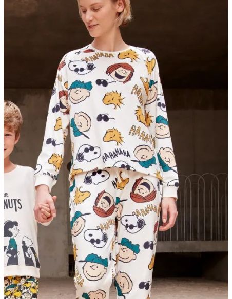 Conjunto pijama en polar elástico Peanuts gisela