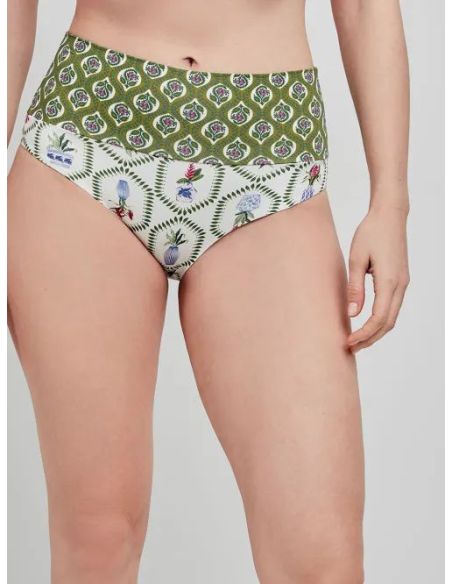 Braguita bikini multiposición estampada