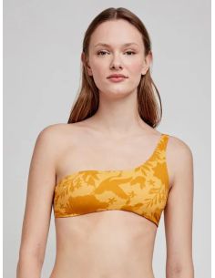 Top bikini asimétrico