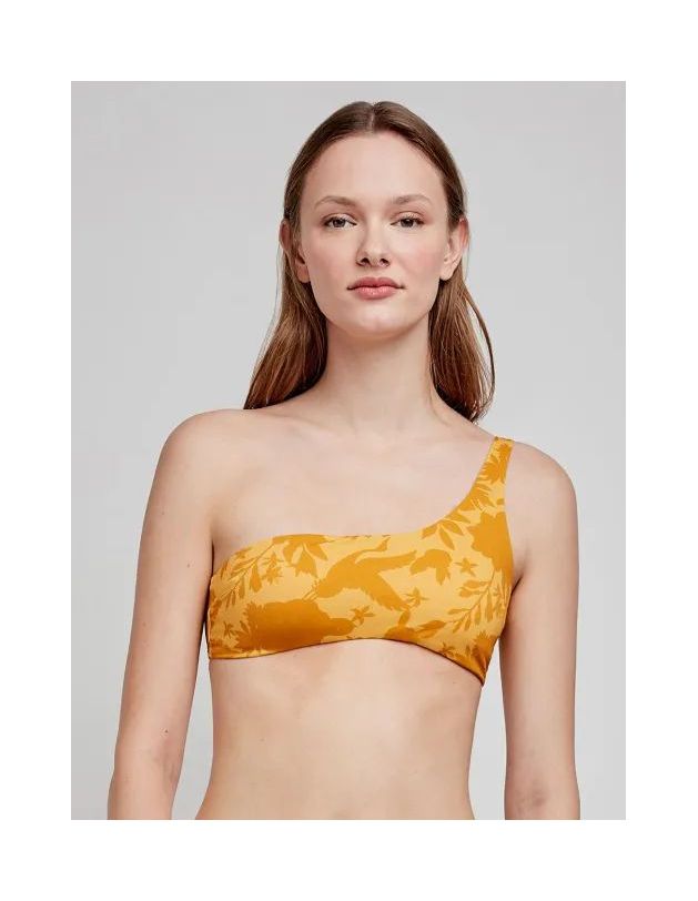 Top bikini asimétrico