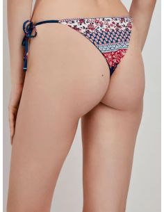 Braguita bikini reversible tiras laterales