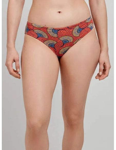 Braguita bikini midi estampado tribal