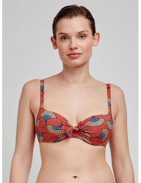 Top bikini capacidad estampado tribal