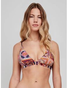 Top bikini triangular sin aro y foam extraíble