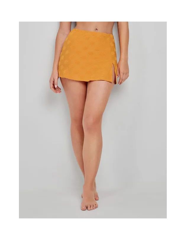 Falda estructura con abertura