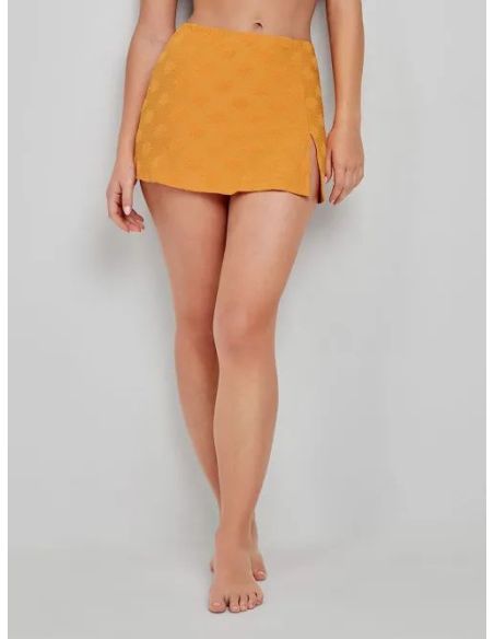 Falda estructura con abertura