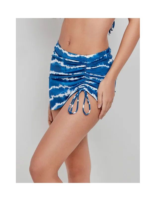 Falda estampado tie-dye