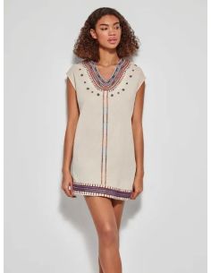 Caftán detalles bordados