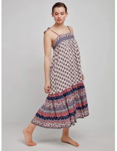 Vestido estampado tirantes