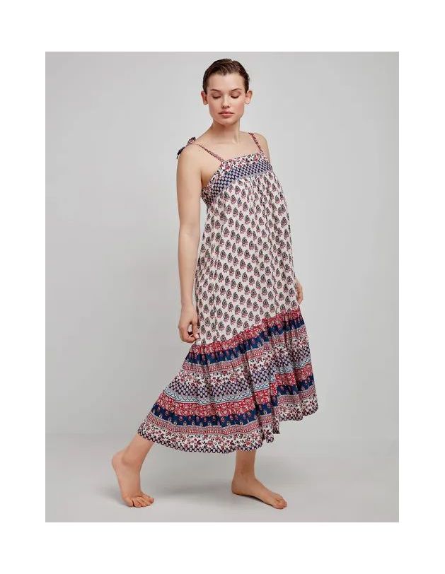 Vestido estampado tirantes