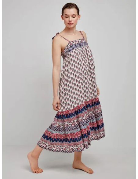 Vestido estampado tirantes