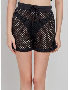 Pantalón corto crochet