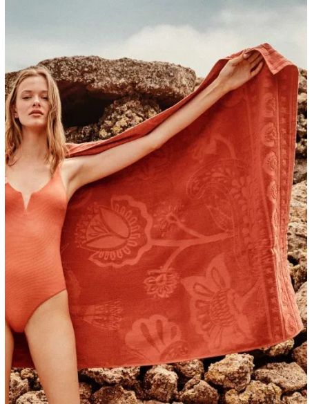 Toalla de playa estampada