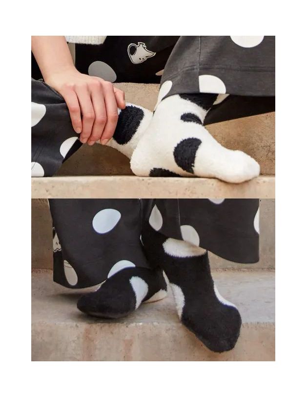 Pack calcetines maxitopos en tricot pelo