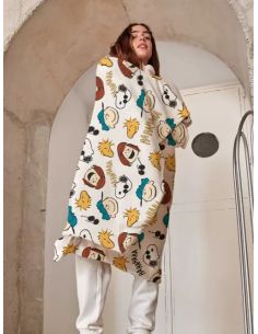 Manta tejido peluche estampado Peanuts