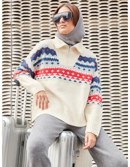 Jersey tricot cremallera delantera