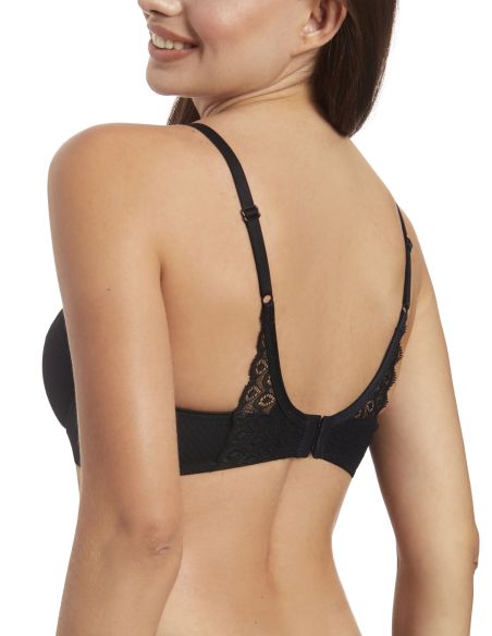 Sujetador selene con aros forma en V encaje