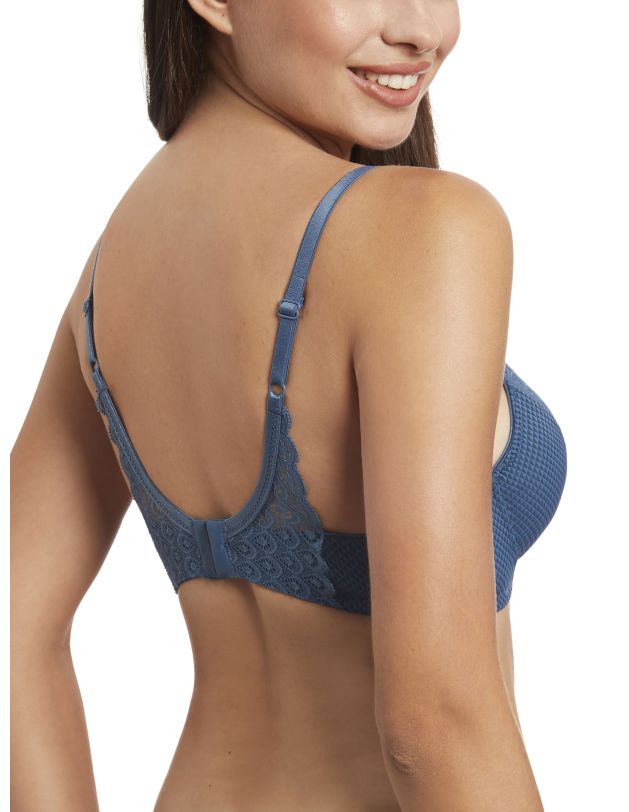 Sujetador selene con aros forma en V encaje