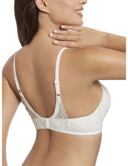 Sujetador selene con aros forma en V encaje