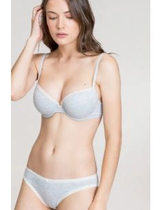 Sujetador tejido de algodón