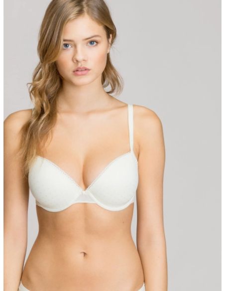 Sujetador clásico con aro y foam en plumeti