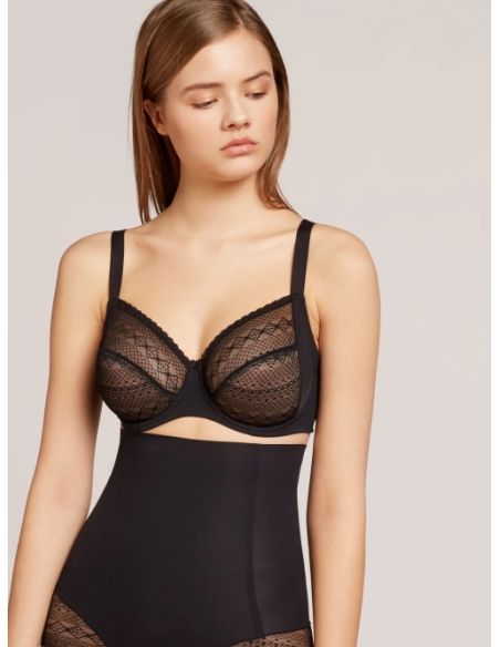 Sujetador máxima sujeción sin relleno copas C, D y E