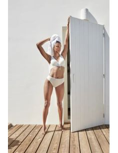 Sujetador bralette y braguita alta