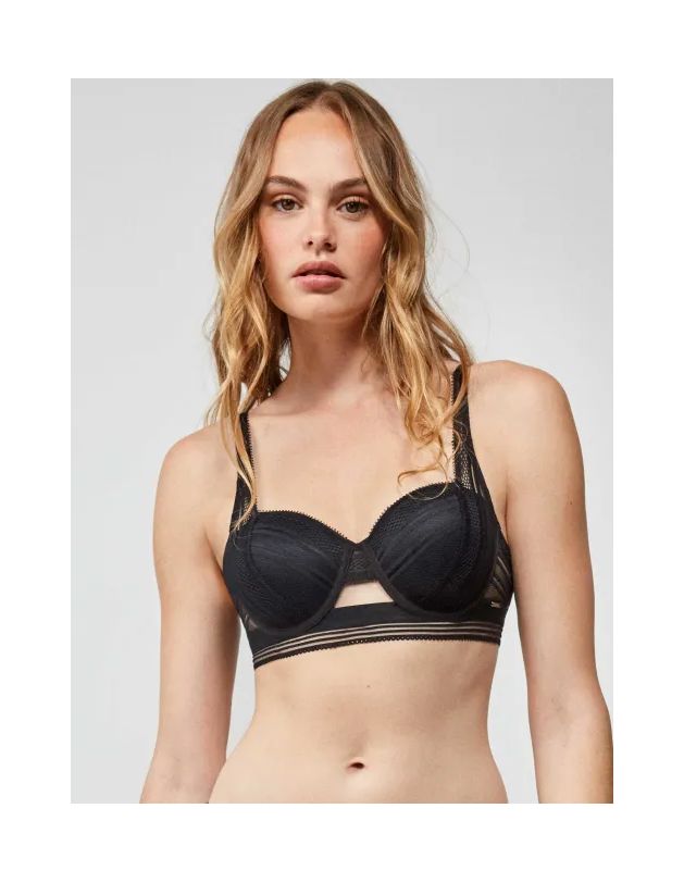 Sujetador balconette con elegante encaje