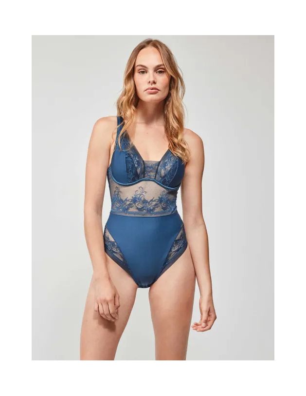 Body con aro y copas de foam ultraligero para...