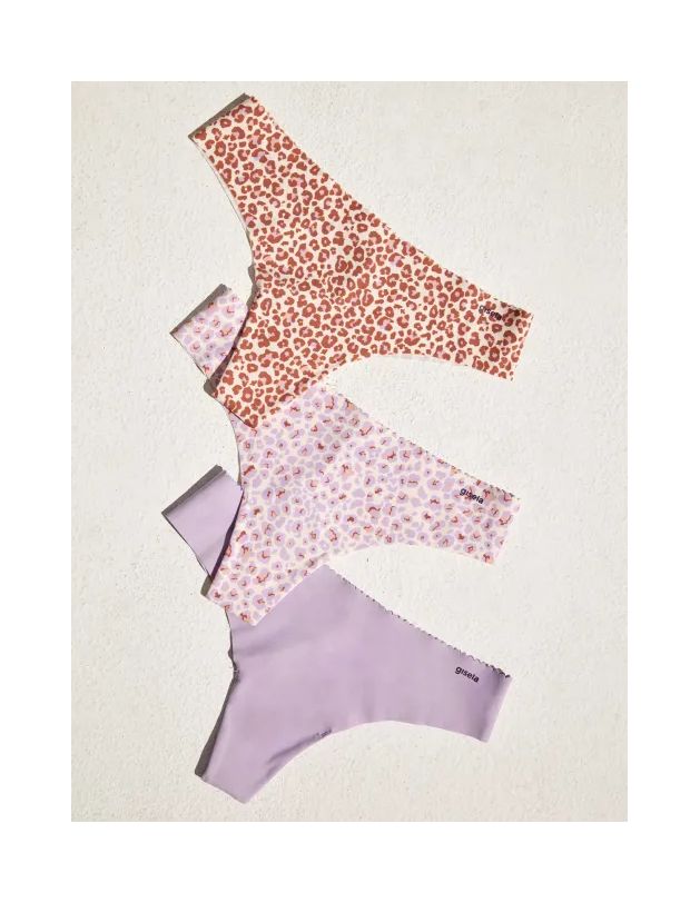 Pack surtido de 3 braguitas brasileñas elegantes